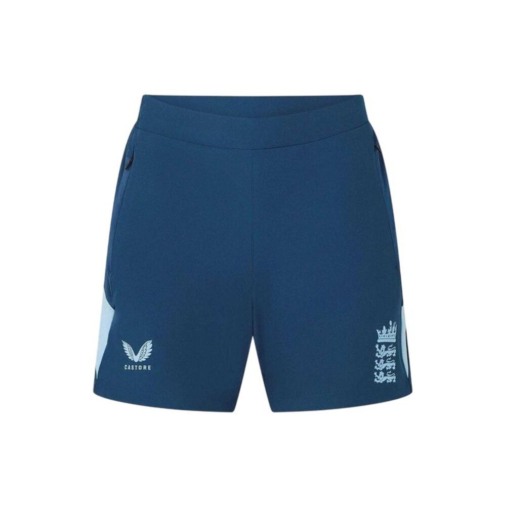 Castore Womens/Ladies 26/27 England Cricket Shorts / Ensign Blue